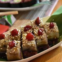 Special maki at Edamame Vegan Sushi in Warsaw