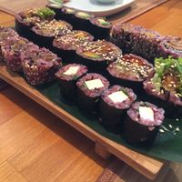 sushi at Edamame Vegan Sushi in Warsaw