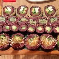 Tempura set at Edamame Vegan Sushi in Warsaw