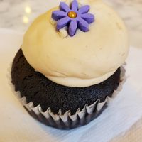 Chocolate with peanut butter frosting at Lancaster Cupcake in Lancaster