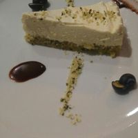 raw lemon cheesecake  at Compost in Mallorca