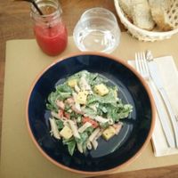 pasta salad starter  at Compost in Mallorca