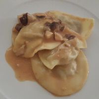 Ravioli  at Compost in Mallorca