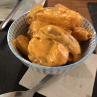 Patatas bravas  at Compost in Mallorca