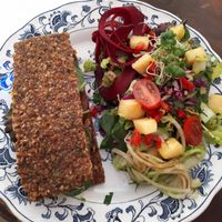 BLT Végétalien. Pain fait maison 🤤 at L'ilot in Levis