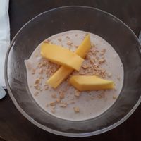 Mousse à l'érable & gousse de vanille at L'ilot in Levis