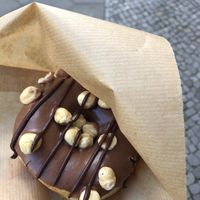 Chocolate Hazelnut Donut  at Brammibal's Donuts - Maybachufer in Berlin