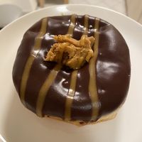 Choc Peanut Fudge doughnut  at Brammibal's Donuts - Maybachufer in Berlin