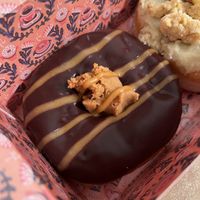 Choc peanut fudge  at Brammibal's Donuts - Maybachufer in Berlin
