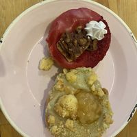 Pecan pie and apple crumble goodness  at Brammibal's Donuts - Maybachufer in Berlin