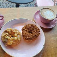 Beautifull coffees!!! at Brammibal's Donuts - Maybachufer in Berlin