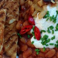 Toast and beans at Brammibal's Donuts - Maybachufer in Berlin