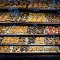 The display! at Brammibal's Donuts - Maybachufer in Berlin