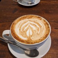 pumpkin spice latte, delicious at Brammibal's Donuts - Maybachufer in Berlin