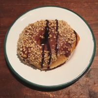Nougat donut at Brammibal's Donuts - Maybachufer in Berlin