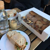 Lunch sandwiches and loads of donuts   at Brammibal's Donuts - Maybachufer in Berlin