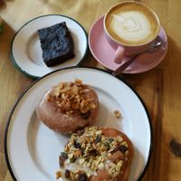 donuts n brownie at Brammibal's Donuts - Maybachufer in Berlin