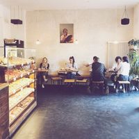 Interior at Brammibal's Donuts - Maybachufer in Berlin