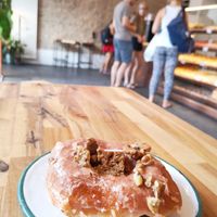 Carrot cake donut at Brammibal's Donuts - Maybachufer in Berlin