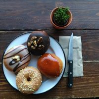 Variety at Brammibal's Donuts - Maybachufer in Berlin