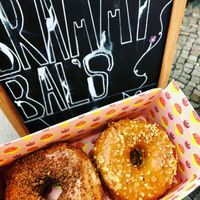 Spekulatius and Salted Caramel donuts at Brammibal's Donuts - Maybachufer in Berlin