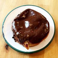 Boston Cream Donut  at Brammibal's Donuts - Maybachufer in Berlin