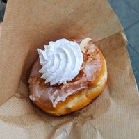 Pineapple donut at Brammibal's Donuts  at Brammibal's Donuts - Maybachufer in Berlin