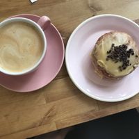 Passion fruit donut at Brammibal's Donuts - Maybachufer in Berlin
