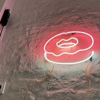 electric donut at Brammibal's Donuts - Maybachufer in Berlin