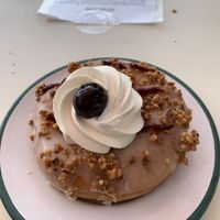 Traditional German donut  at Brammibal's Donuts - Maybachufer in Berlin