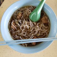 Bak kut teh soup noodles at New Tokyo Vegetarian 新东京 in Northeast Singapore