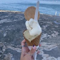 Pistachio & Vanilla   at SottoZero The Gelato Factory in Bugibba