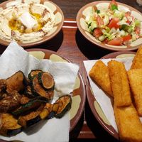 Hallumi Maqali Teller at Alin Gaza Kitchen in Berlin