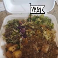 Scrumptious lunch at The Green Lime Eco-Cafe and Juice Bar in Bridgetown