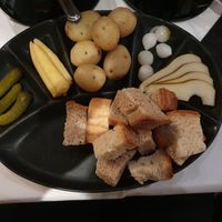 To dip in the cheese at Samses in Zurich