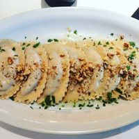 Mushroom  Spelt-Ravioli (selfmade by SamSes) at Samses in Zurich