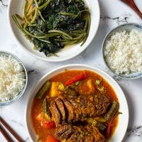 Dinner takeaway at Ru Lai 如来斋 in Central Singapore