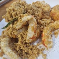 Cereal prawn (medium) at Ru Lai 如来斋 in Central Singapore