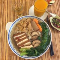 pan Mee at Lutan 21 滷談21蔬食藥膳養生館 in Malacca