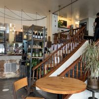 View looking in at La Hummuseria in Madrid