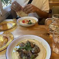   at La Hummuseria in Madrid