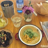 Menú of the day at La Hummuseria in Madrid