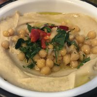 Hummus clásico  at La Hummuseria in Madrid