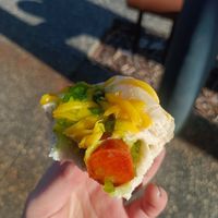 gherkin sausage at Bakers Delight in Kilsyth