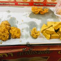 3 items for 20 baht  at Grand Night Market Vegetarian Stall in Hua Hin