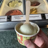 Pandan and coconut, so so good   at Gelato Messina in Fitzroy
