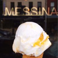 Salted Coconut & Mango Salsa sorbet at Gelato Messina in Fitzroy