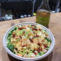 apple almond salad at Crispy Organic Market and Take Away - Via F Crispi in Rome
