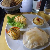 Mixed starters at Mezzaluna in Turin