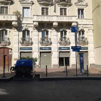 The outside at Mezzaluna in Turin